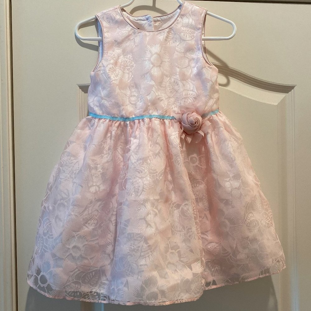 Pastourelle by Pippa & Julie Dress Pink Flowers 3T